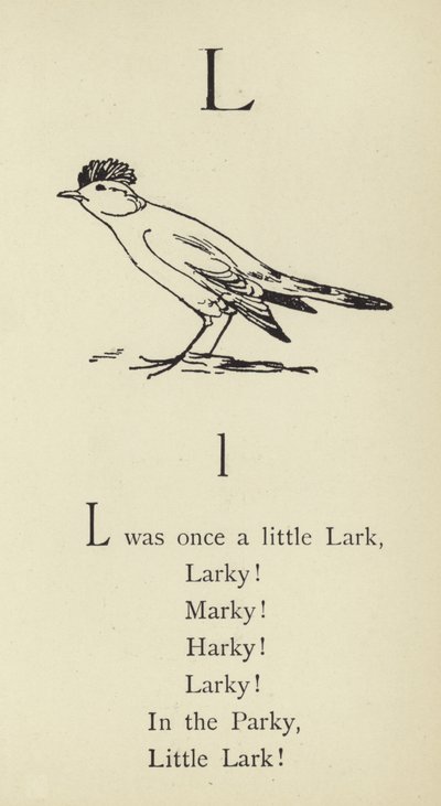 The Letter L by Edward Lear